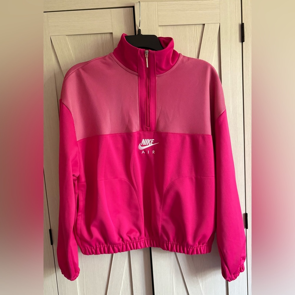 Nike air track suit quarter zip sweater
